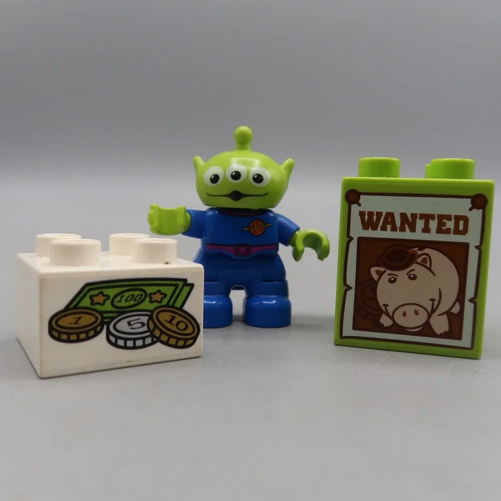 Lego Duplo Toy Story Train 10894 Alien Coins Wanted Replacement Not Complete